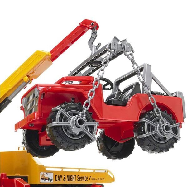 Bruder 1/16 Man Tga Breakdown Truck with Cross Country Vehicle - Image 2