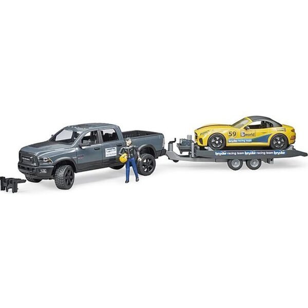 Bruder 1/16 RAM 2500 Power Wagon with Roadster Racing Team - Image 2