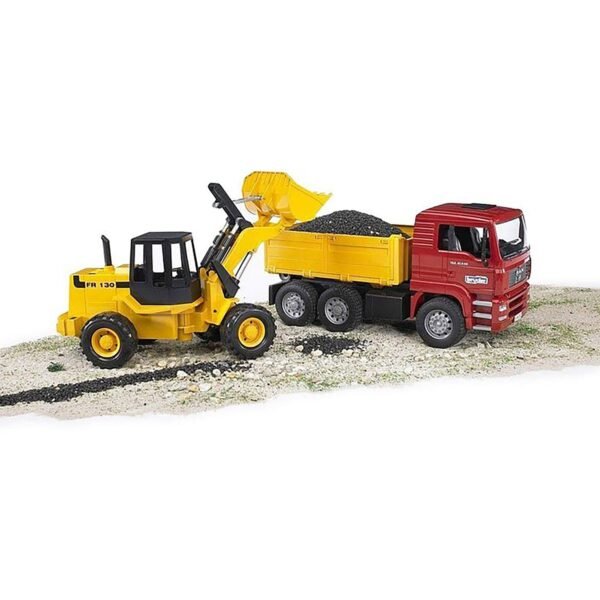 Bruder Construction Truck with Articulated Road Loader - Image 4