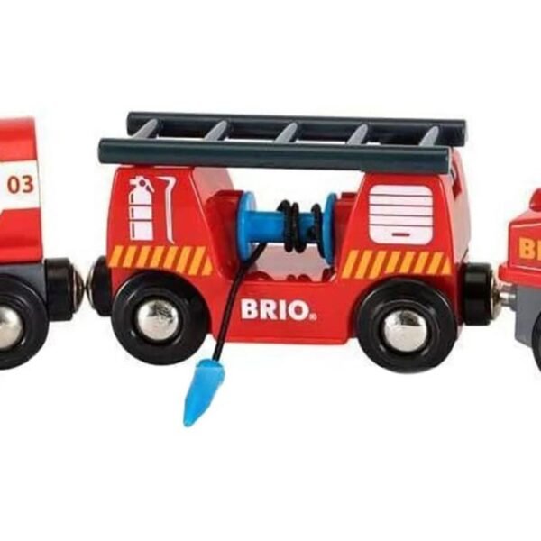 BRIO Train - Rescue Firefighting Train (4 pieces) - Image 3