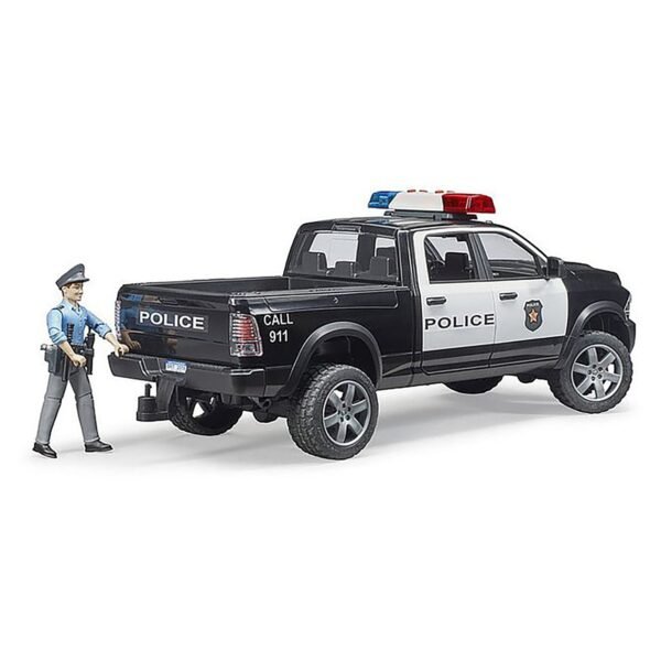 Bruder 1/16 Police Ram 2500 with Policeman Officer - Image 2