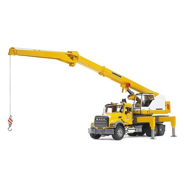 Bruder 1/16 MACK Granite Liebherr Crane Truck - Image 2