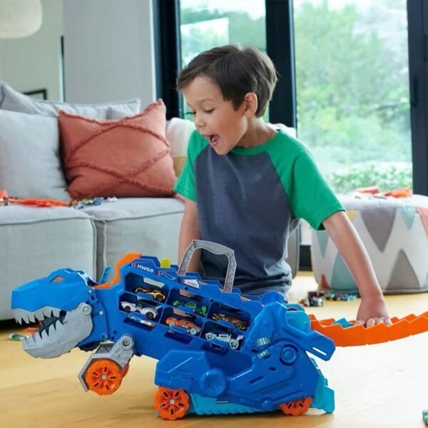 Hot Wheels City Ultimate T-Rex Transporter Playset - Image 4