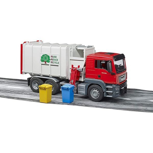 Bruder 1/16 MAN TGS Side Loading Garbage Truck - Image 8