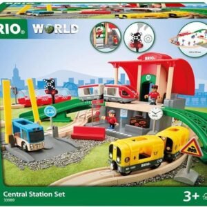 BRIO Set - Central Station Set (37 pieces)