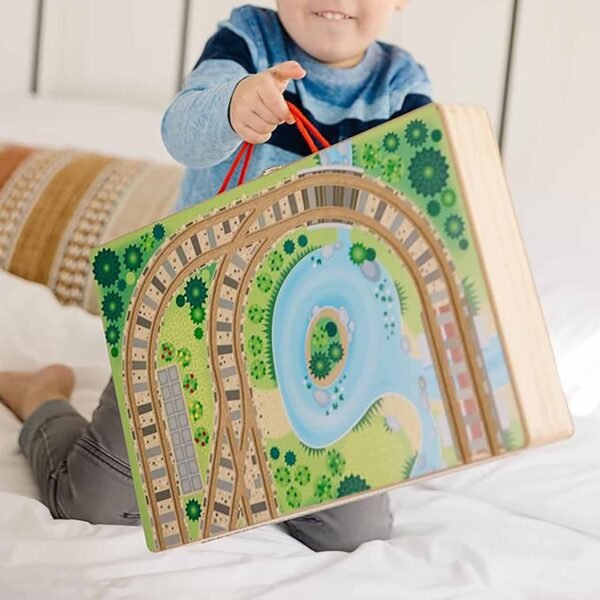 Melissa & Doug Take-Along Tabletop Railroad - Image 4