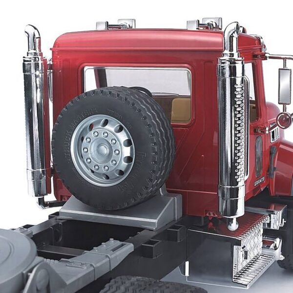 Bruder 1/16 Mack Granite Low Loader With Jcb 4Cx Backhoe Loader, Multicolour - Image 3