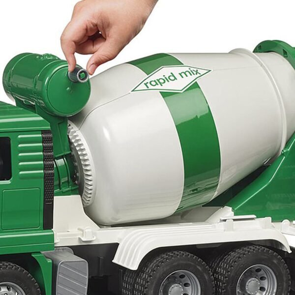 Bruder 1:16 MAN TGA Cement Mixer Truck Rapid Mix - Image 2