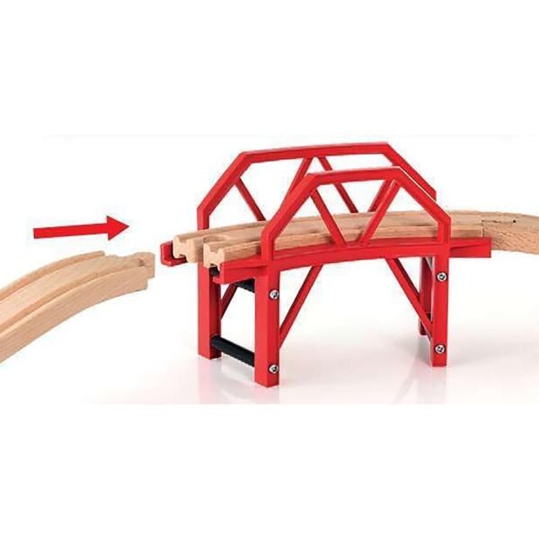 BRIO 33699 Curved Bridge Set - Image 4