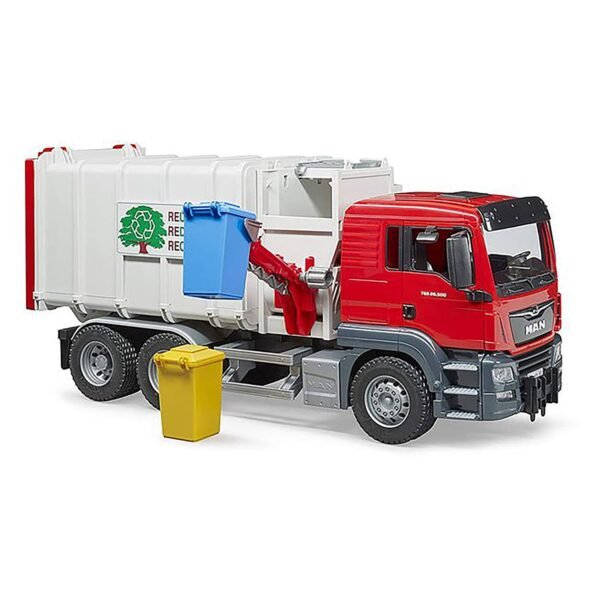 Bruder 1/16 MAN TGS Side Loading Garbage Truck - Image 3