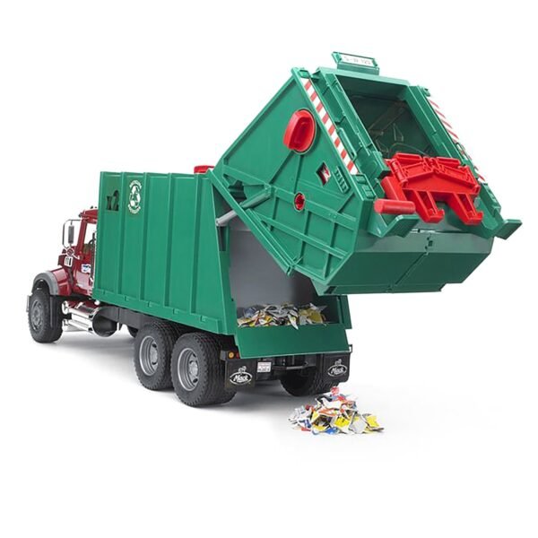 Bruder 1/16 Mack Granite Garbage Truck - Image 3